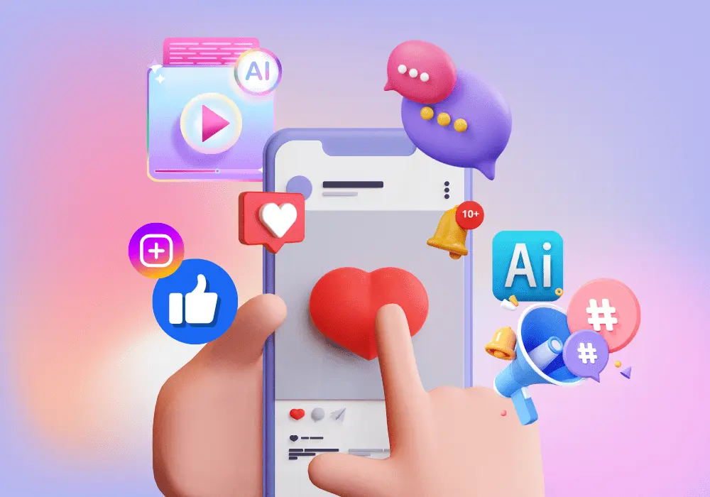 AI in social media blog