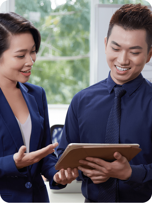 Business People Using Tablet PC
