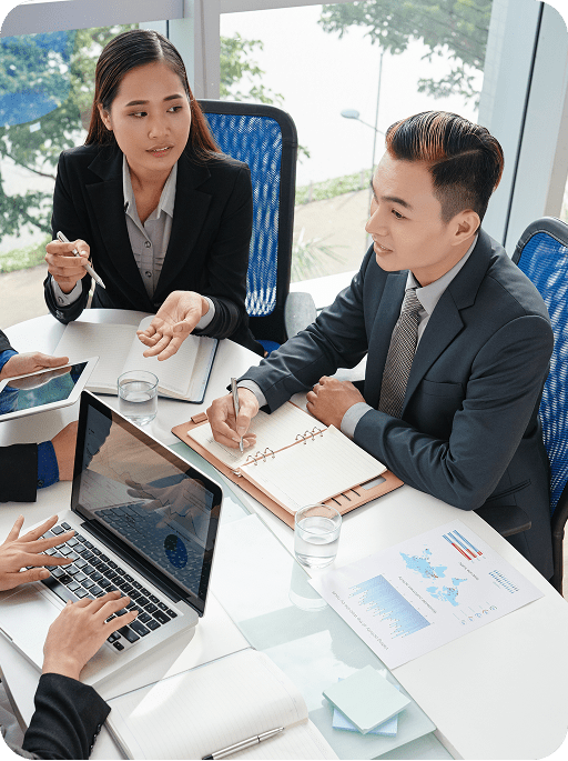 Business Team Discussing Project